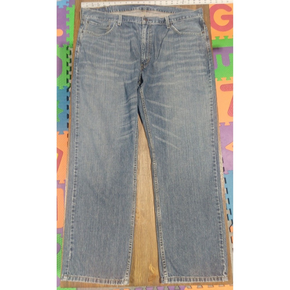 Levi's 559 Relaxed Straight Dark Wash Blue Denim Jeans‎ Men's 42x32 (42x30)
